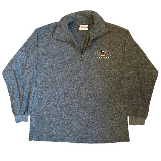 Disneyland 1955 Embroidered Quarter zip fleece